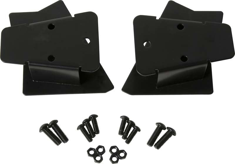 Kentrol 03-06 Jeep Wrangler TJ Mirror Relocation Bracket Pair - Powdercoat Black 50542 50542 Photo - Primary