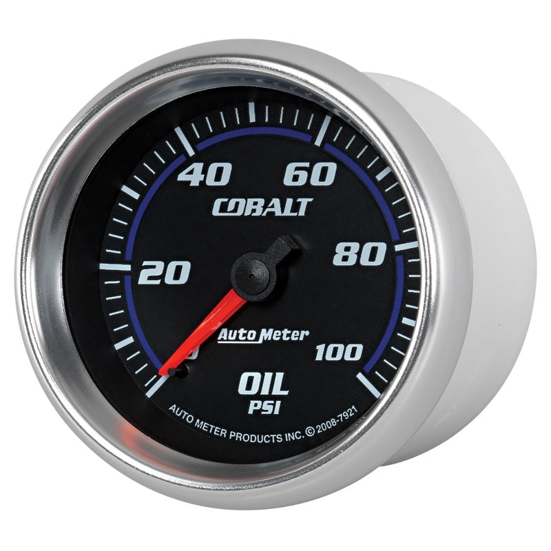 Autometer Gauge, Oil Pressure, 2 5/8", 100Psi, Mechanical, Cobalt 7921 User 2