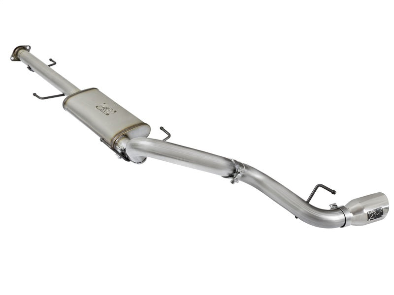 aFe MACH Force-Xp 3in 409 Stainless Steel Cat-Back Exhaust System w/Polish 49-46003-1P Photo - Unmounted