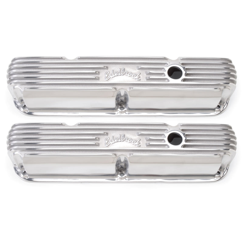 Edelbrock Valve Cover Classic Series Chrysler La 318-340-360 CI V8 Polshed 4176 4176 Photo - Primary