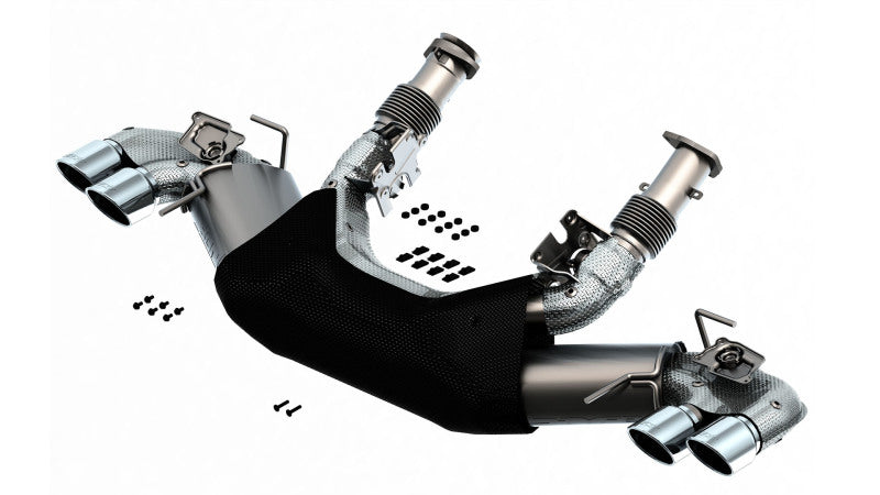 Borla 2020 Chevrolet Corvette C8 6.2L S-Type Exhaust System Dual Round A/C Tips 4inx 4.75in 140838 140838 User 1