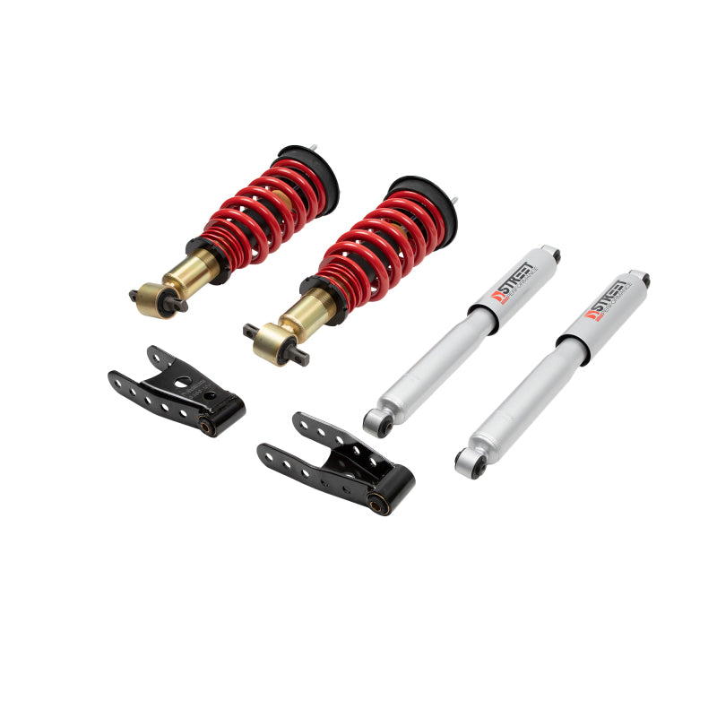 Belltech Coilover Kit 07-18 GM Sierra 1500 All Cabs/Short Bed F -1in to -3in / R 2in to -2in 2/4WD 985SPC 985SPC User 1