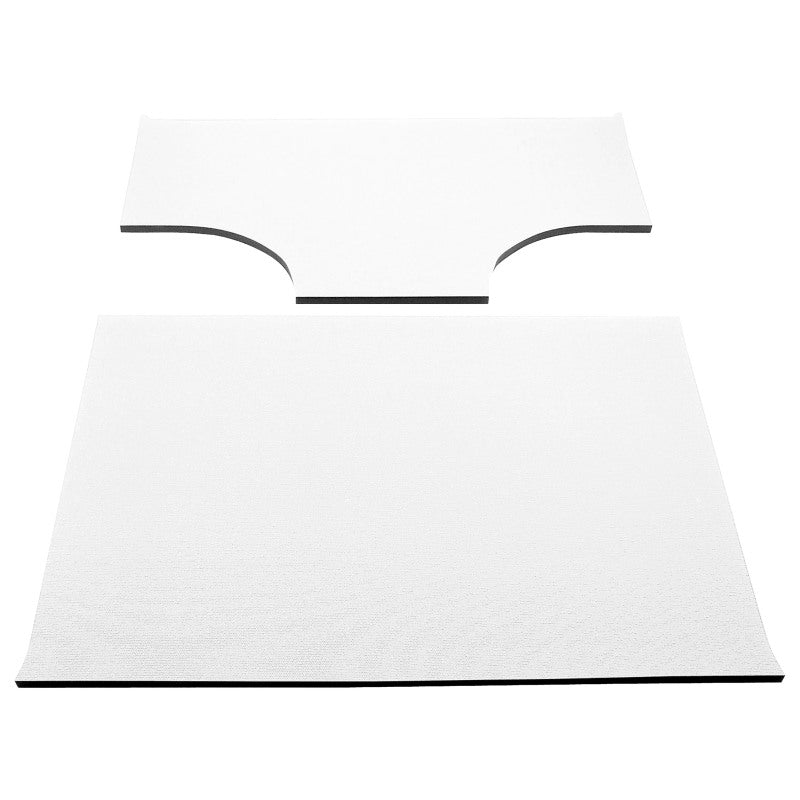 DEI 03-06 Jeep Wrangler TJ 2-Door w/Speaker Pods Boom Mat Headliner - 2 Piece - White 50148 50148 Photo - Primary
