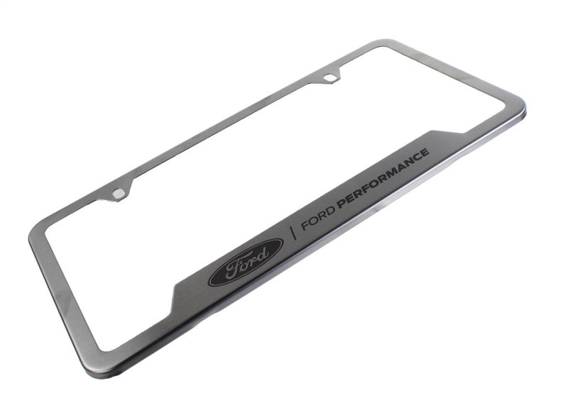Ford Racing Stainless Steel Ford Performance License Plate Frame M-1828-SS304C M-1828-SS304C Photo - Unmounted