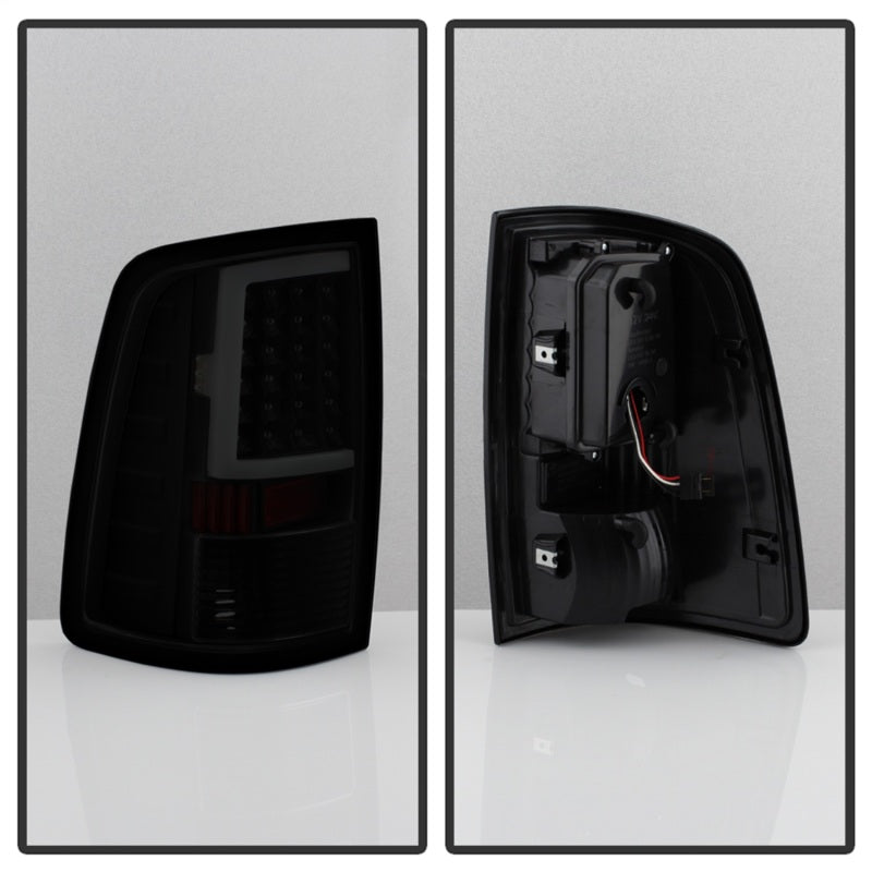 SPYDER xTune 09-18 Dodge Ram 1500 LED Tail Lights - Black Smoke (ALT-ON-DR09-LBLED-BSM) 9038488 9038488 Photo - Unmounted