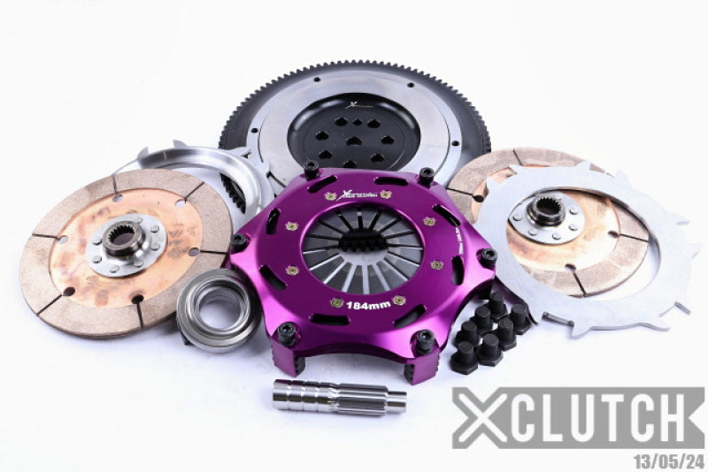 XCLUTCH 91-96 Dodge Stealth ES 3.0L 7.25in Twin Solid Ceramic Clutch Kit XKMI18524-2E XKMI18524-2E Photo - Primary