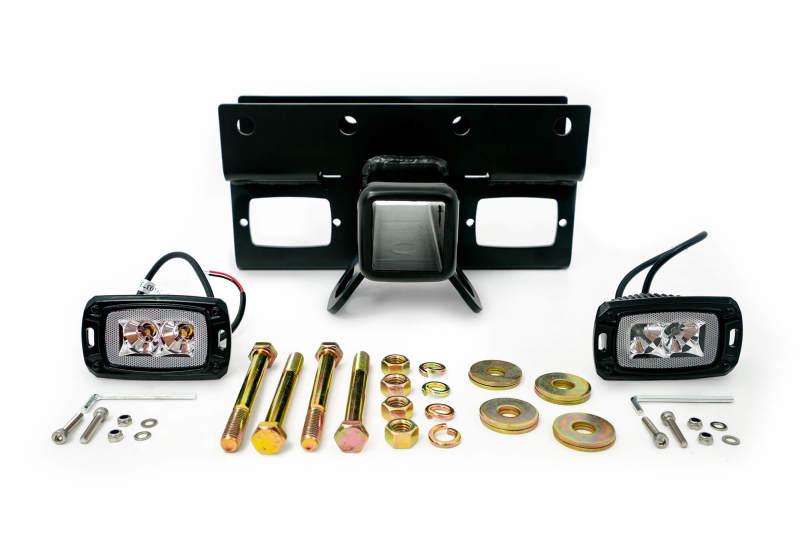 DV8 Offroad 07-21 Jeep Wrangler (JK/JL) Bolt-On Hitch w/ Lights AHJP-01 AHJP-01 Photo - Unmounted