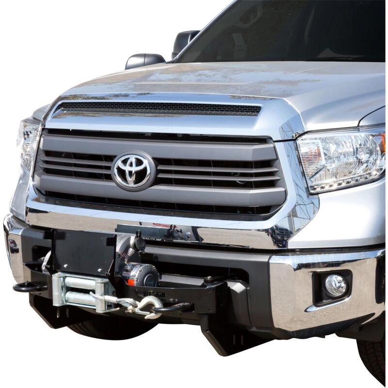 Westin MAX Winch Tray License Plate Bracket - Black 46-20055 46-20055 Photo - Mounted