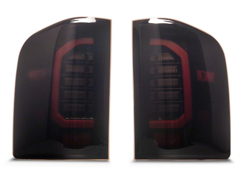Raxiom 07-14 Chevrolet Silverado 1500 Axial Series LED Tail Lights- Blk Housing (Smoked Lens) S150366 S150366 Photo - Close Up