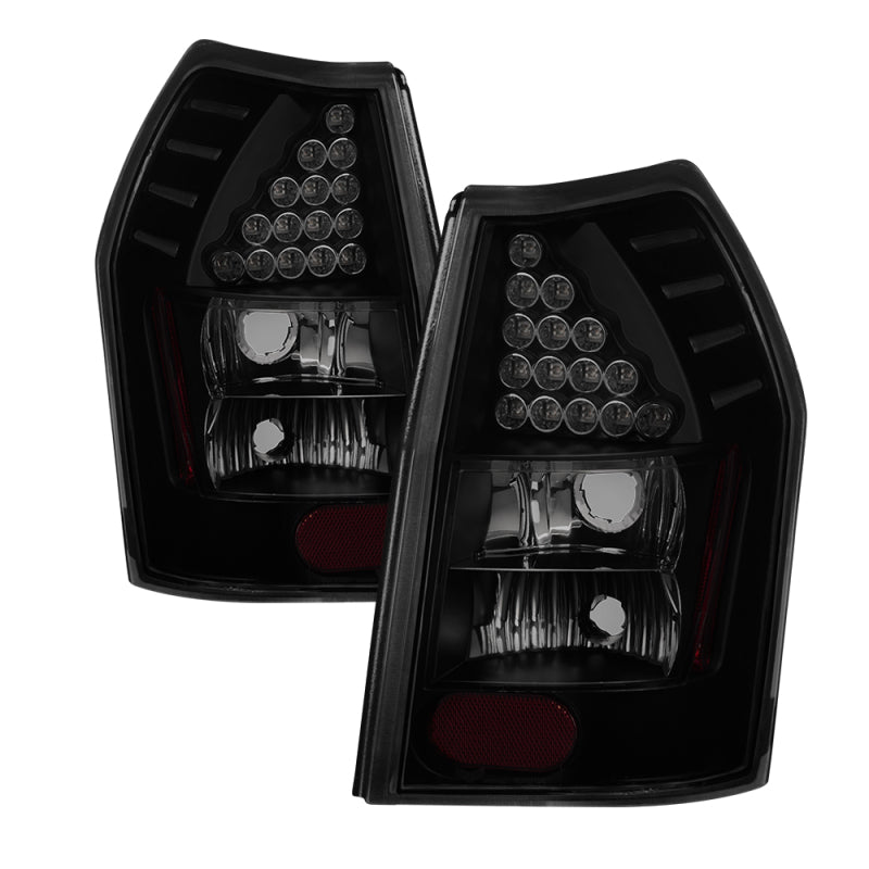 SPYDER xTune Dodge Magnum 05-08 LED Tail Lights - Black Smoked ALT-JH-DMAG05-LED-BSM 9036576 9036576 Photo - Primary