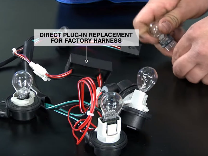 Raxiom 96-04 Ford Mustang Excluding 99-01 Cobra Sequential Tail Light Kit (Plug-and-Play Harness) 49143 49143 Photo - Close Up