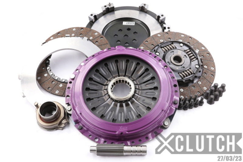 XCLUTCH 1997 Mitsubishi Lancer EVO IV 2.0L 10.5in Twin Sprung Organic Clutch Kit XKMI23522-2A XKMI23522-2A Photo - Primary