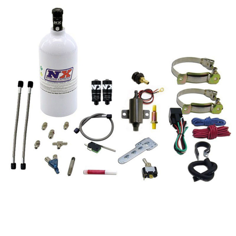 Nitrous Express Single Cyl Piranha Nitrous Kit w/2.5lb Bottle 60011P 60011P Photo - Primary