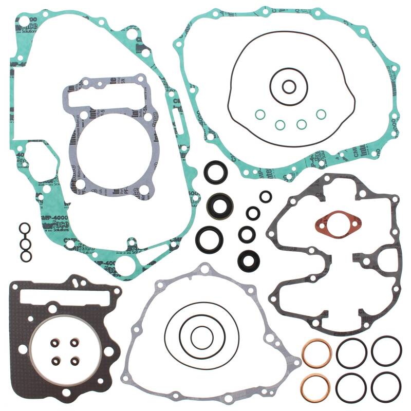 Vertex Pistons Vertex Gaskets 99-04 Honda XR400R Complete Gasket Kit w/ Oil Seals 811266 811266 Photo - Primary