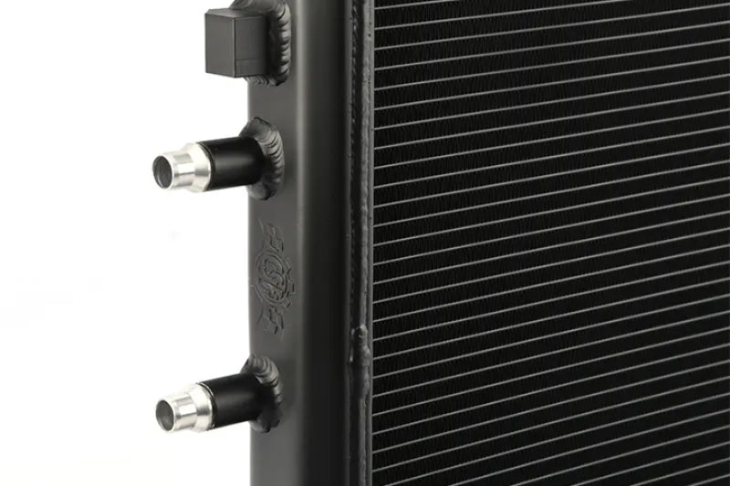 CSF 2014+ BMW M3/M4 (F8X) Front Mount Heat Exchanger w/Rock Guard - Black 8075V 8075V Photo - Close Up