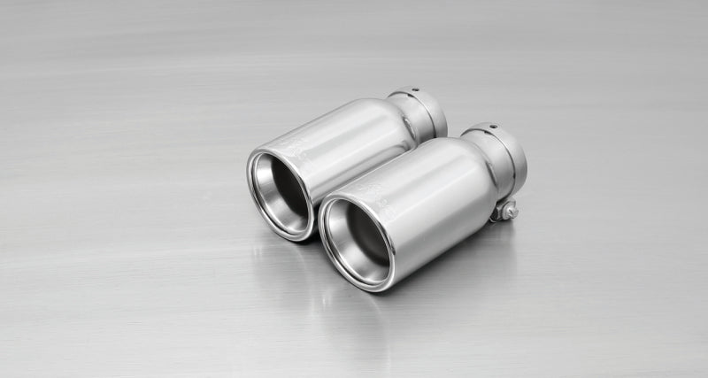 Remus 2011 Abarth Punto Evo Abarth 1.4L 90mm Straight Rolled Edge Chromed Tail Pipe Set 0026 05 0026 05 Photo - Primary