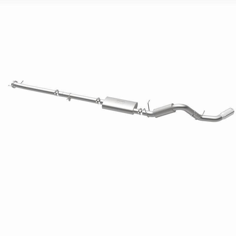 Magnaflow 2022+ GM 2500/3500HD 6.6L Gas Single Passenger Side Rear Exit Cat-Back Exhaust 19524 19524 360 Degree Image Set