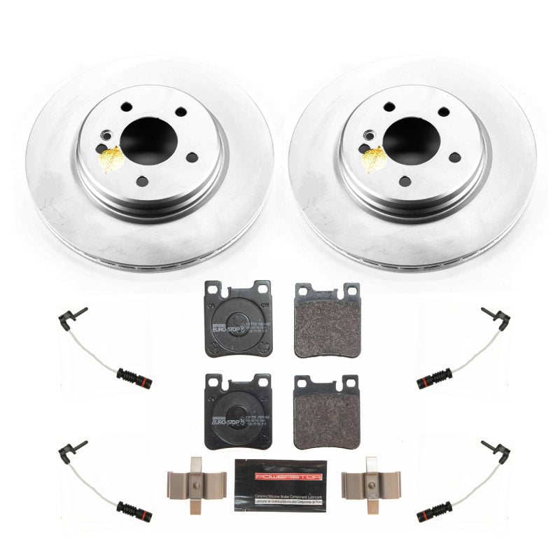 Power Stop 98-00 Mercedes-Benz C43 AMG Rear Euro-Stop Brake Kit ESK6472 ESK6472 Photo - Primary