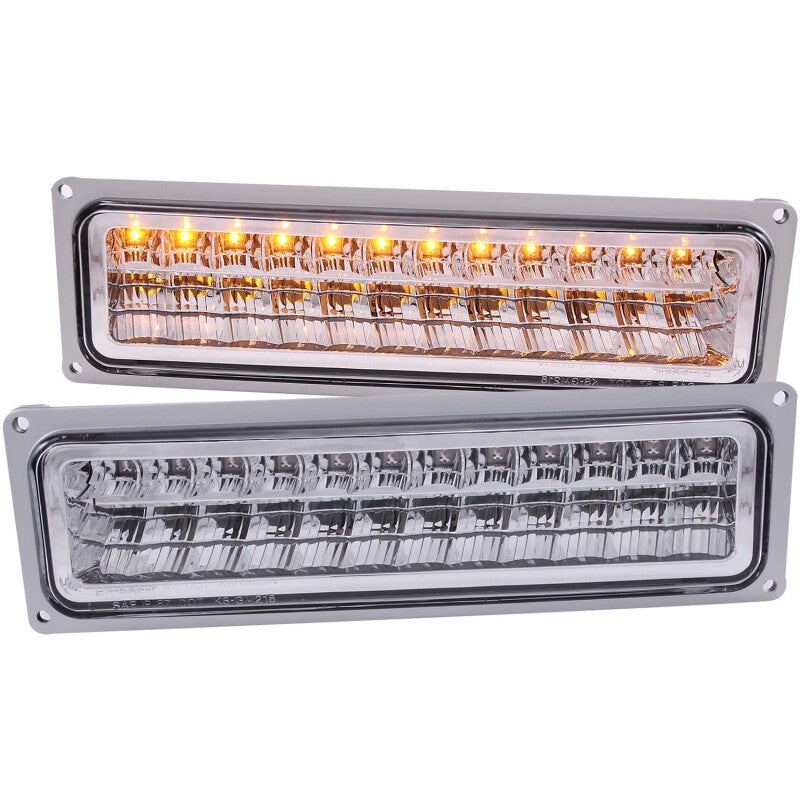 Anzo 1988-1998 Chevrolet C1500 LED Parking Lights Chrome 511048 Photo - Primary