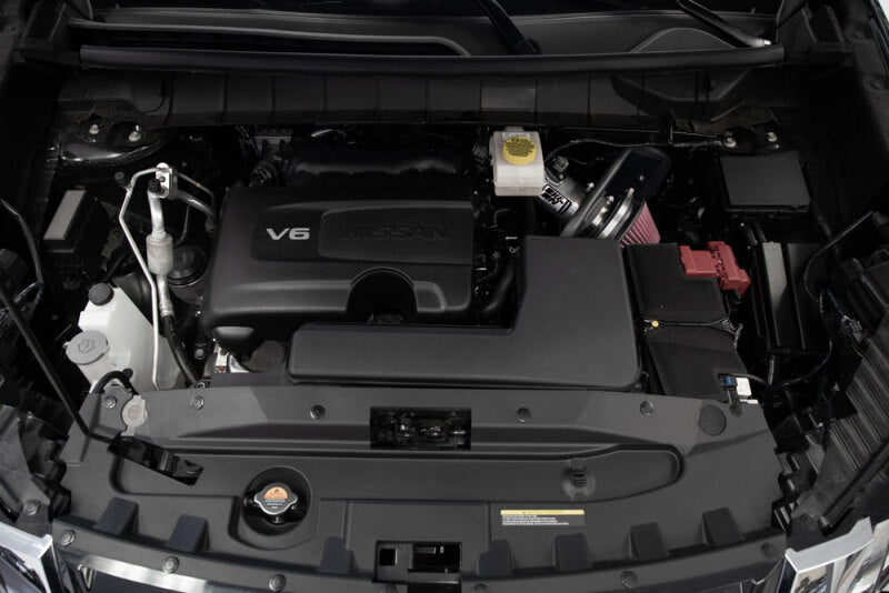 K&N Engineering K&N 22-23 Nissan Pathfinder Performance Air Intake System 77-6019KC 77-6019KC Photo - Mounted
