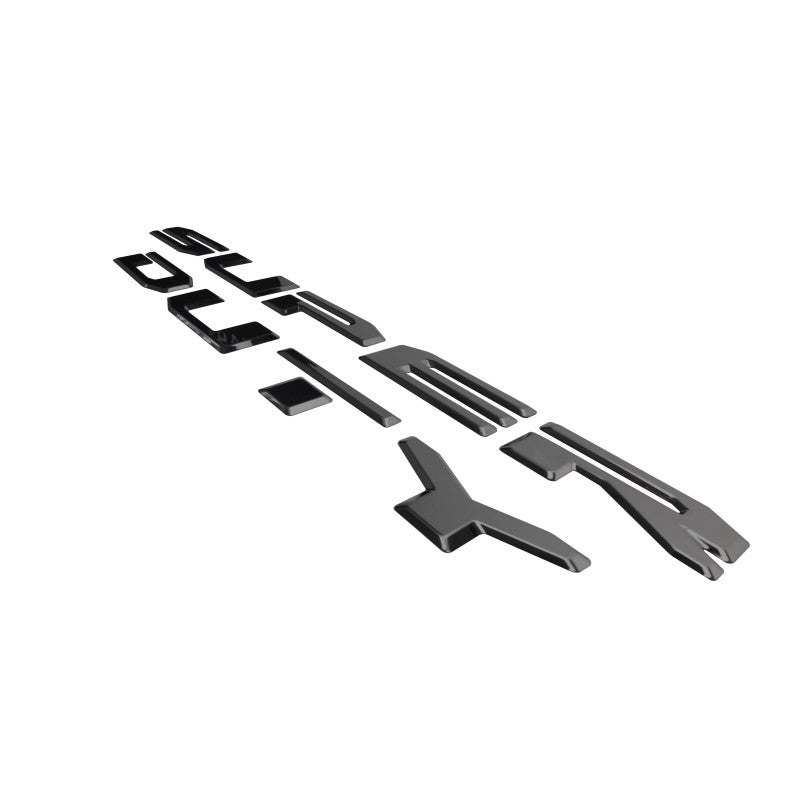 Putco 20-22 Ford Super Duty Letters Tailgate/Rear Ford Lettering Emblems (Stamped/ Black Platinum) 55557BPFD 55557BPFD Photo - Primary