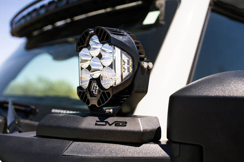 DV8 Offroad DV8 21-22 Ford Bronco A-Pillar Pod Light Mounts LBBR-02 LBBR-02 Photo - Mounted