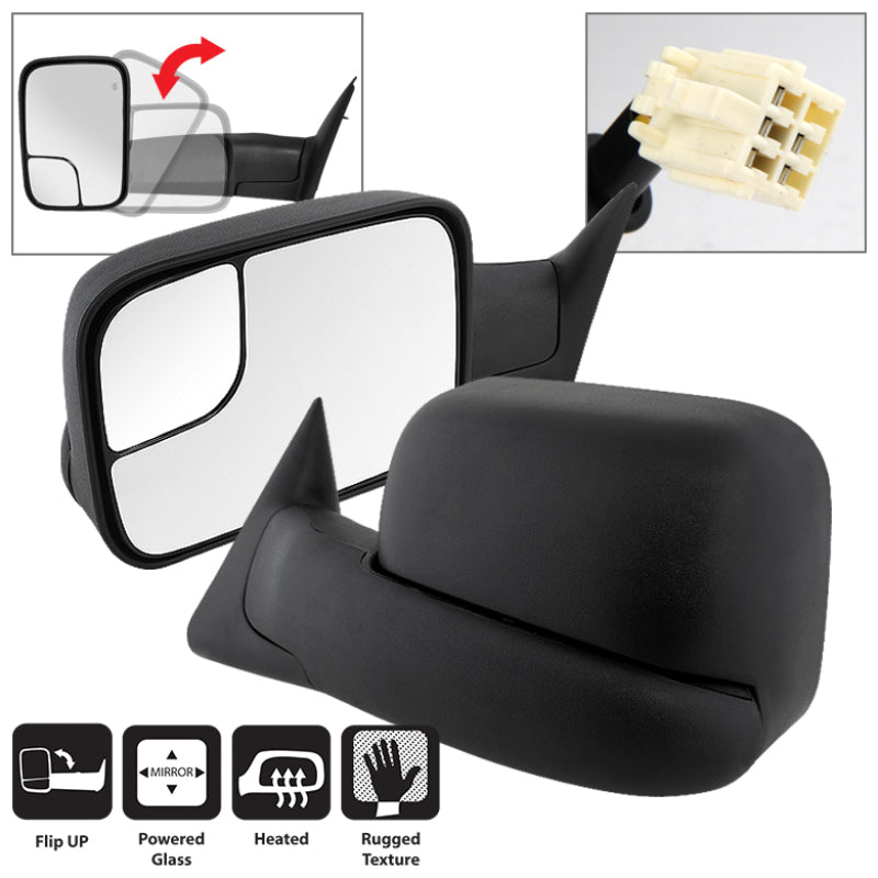 SPYDER Xtune Dodge Ram 98-01 L&R Manual Extendable Power Heated Adjust Mirror Left MIR-DRAM98-PW-SET 9935640 9935640 Photo - Primary