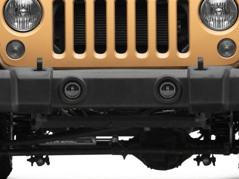 Raxiom 18-23 Jeep Wrangler JL Axial Series Angel Eye LED Fog Lights J177415 J177415 Photo - Close Up