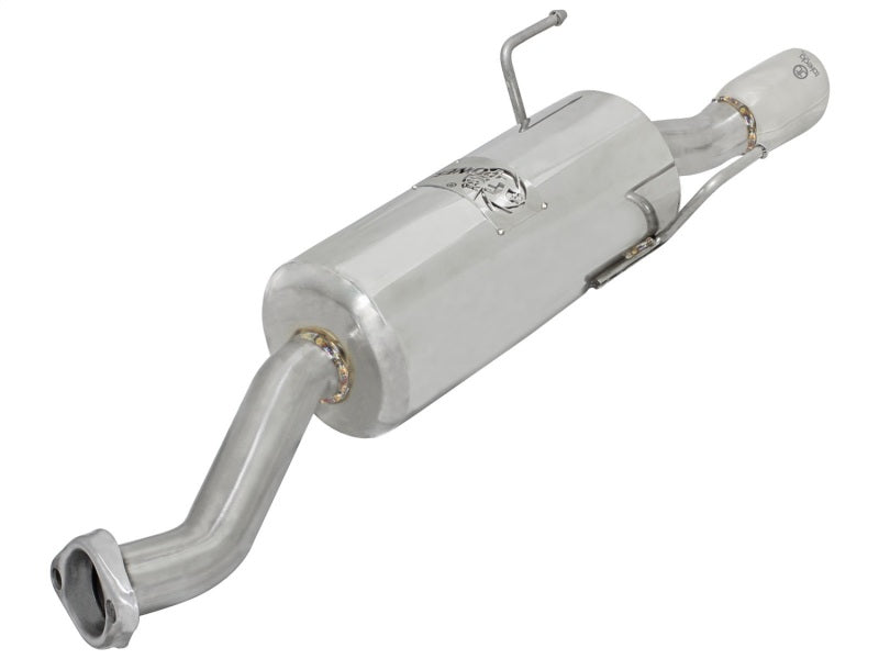 aFe Takeda 2in 304 Stainless Steel Axle-Back Exhaust w/Polished Tip Honda 49-36611 Photo - Unmounted