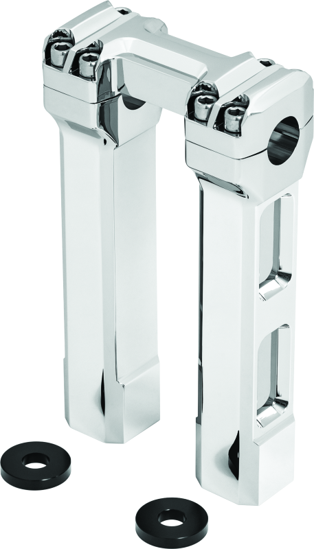 Kuryakyn 8in Billet Handlbr Risers Chr 6134 6134 Photo - Primary