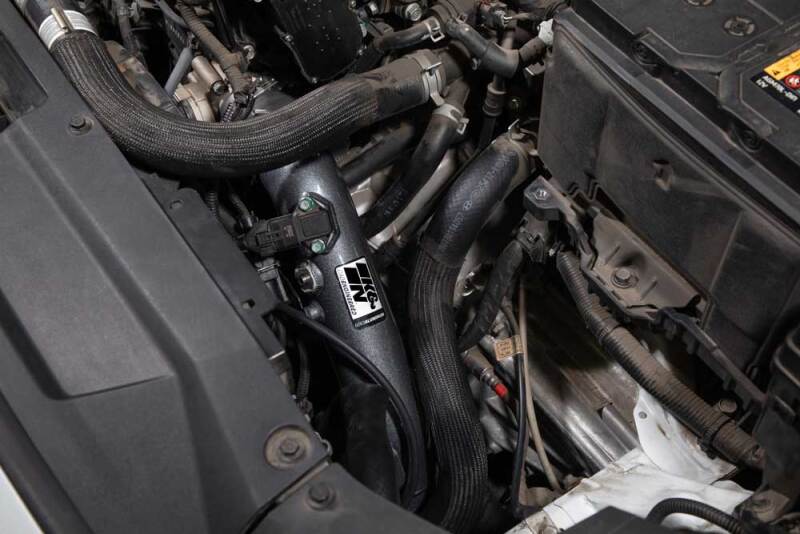 K&N Engineering K&N 20-22 Hyundai Veloster N 2.0L L4 Aluminum Charge Pipe Kit - Gunmetal Gray 77-1019KC 77-1019KC Photo - Mounted
