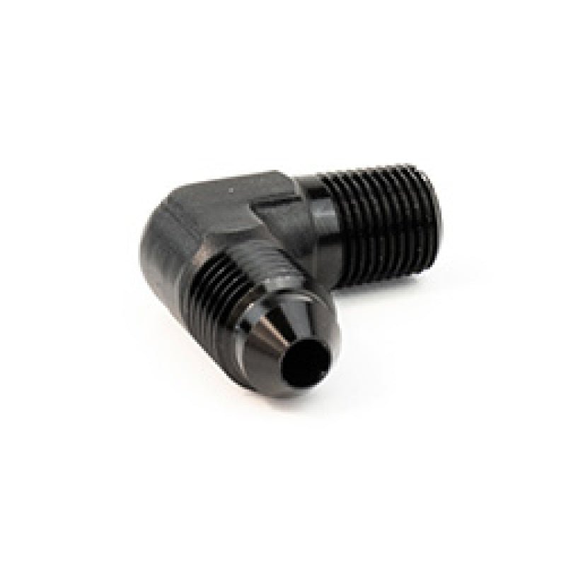 Snow Performance 1/8in NPT to 4AN Elbow Water Fitting (Black) SNO-807-BRD SNO-807-BRD Photo - Primary