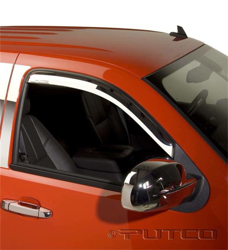 Putco 01-06 Toyota Highlander (Front Only) Element Chrome Window Visors 480352 480352 Photo - Primary