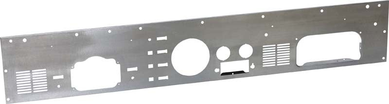 Kentrol 77-86 Jeep CJ Dash Panel (with radio opening) Brushed Silver 30565 30565 Photo - Primary