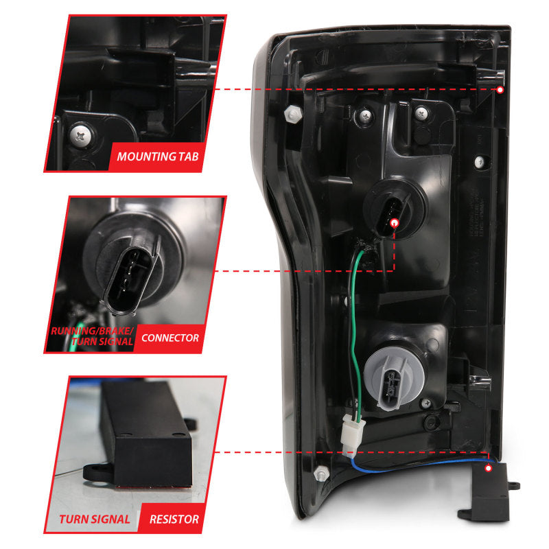 Anzo Ford F-150 15-17 L.E.D Tail Lights G2 Smoke 311286 User 4