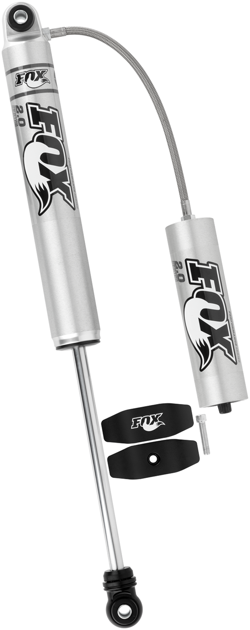 FOX 2.0 Performance Series 10.1in. Smooth Body R/R Shock Aluminum / Std Travel / Eyelet Ends - Black 985-24-052 985-24-052 Photo - out of package