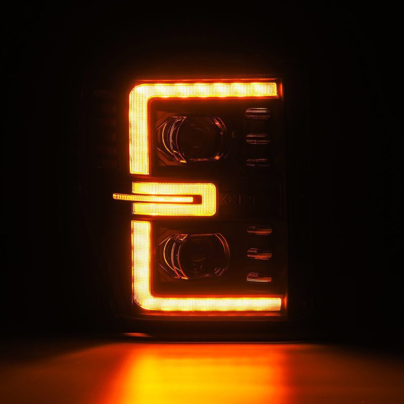 AlphaRex 08-10 Ford F250-550 LUXX-Series LED Projector Headlights Black w/Activ Light/Seq Signal 880312 880312 User 4