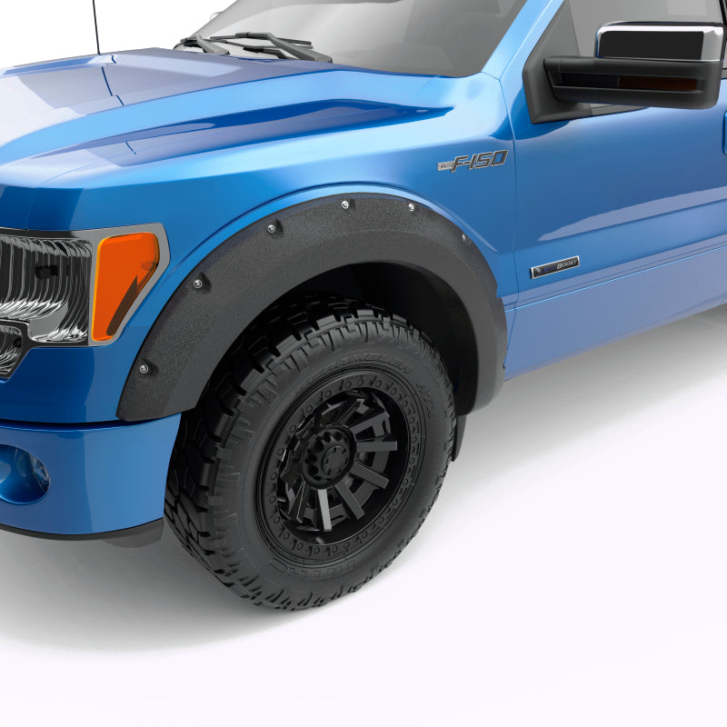 EGR 09-14 Ford F150 67in / 78.8in Bed Baseline Bolt-Style Fender Flares (Set of 4) - Textured Black BLF1025 BLF1025 User 1