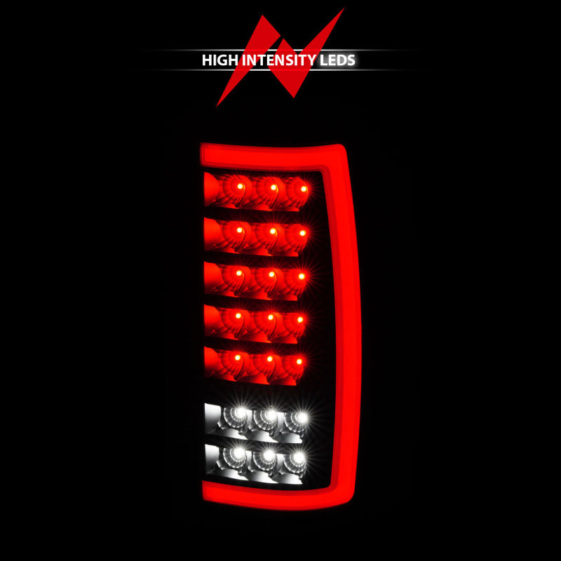 ANZO 00-06 Chevrolet Tahoe / GMC Yukon Full LED Taillights w/ Lightbar Black Housing/Clear Lens 311448 311448 User 5