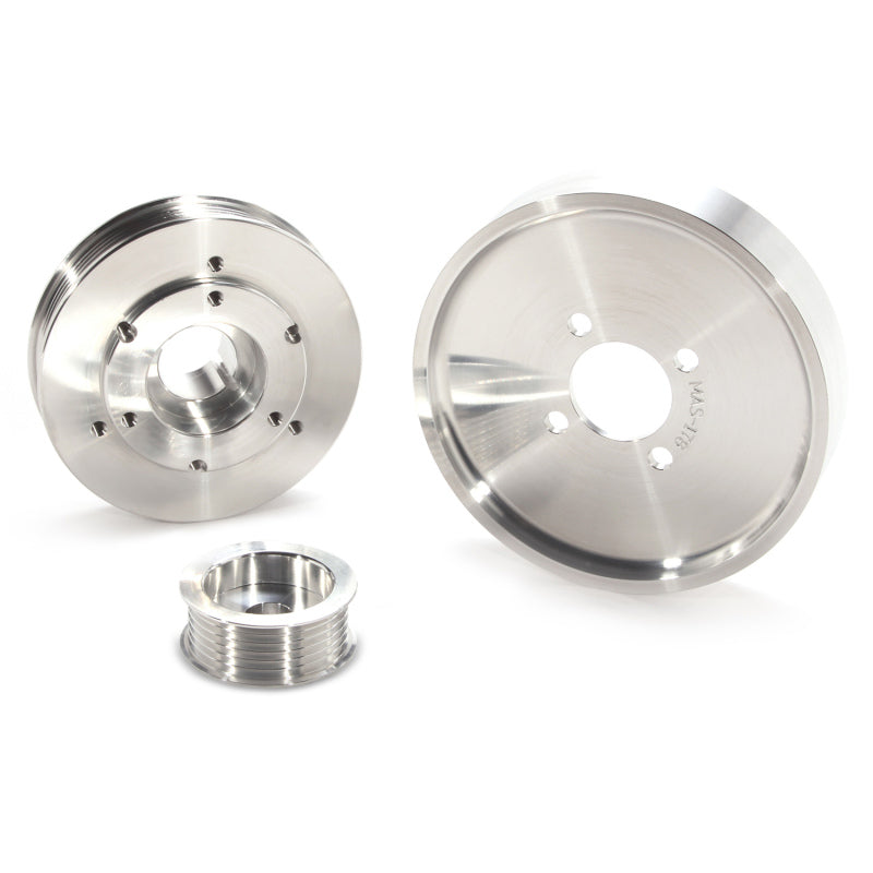 BBK Performance 01-04 Mustang GT/00-02 Cobra 3 PC Underdrive Pulleys 1559 Photo - Unmounted