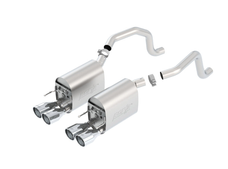 Borla 09-12 Corvette Coupe/Conv 6.2L 8cyl 6spd RWD inS-Type IIin Exhaust (rear section only) 11811 11811 Photo - Primary