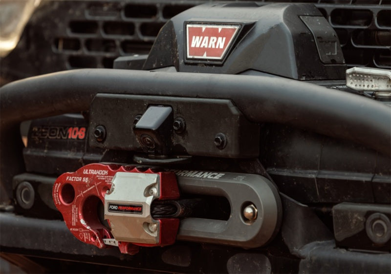 Ford Racing Factor 55 UltraHook w/Rope Guard - Red M-1821-UHR M-1821-UHR Photo - Mounted