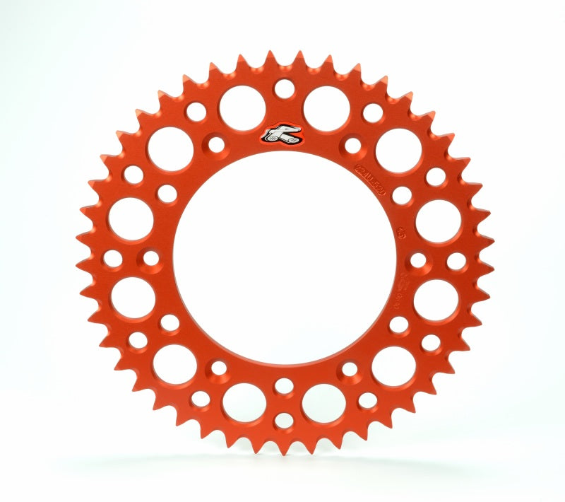 Renthal 97-24 KTM/ 06-07 Husaberg/ 18-24 Husqvarna Rear Grooved Sprocket - Orange 520-45P Teeth 224U-520-45GPOR 224U-520-45GPOR User 1