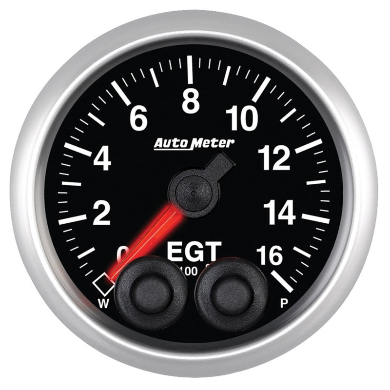Autometer Gauge, Pyro. (EGT), 2 1/16", 1600 Deg. F, Stepper Motor W/Peak & Warn, 5646 Photo - Primary
