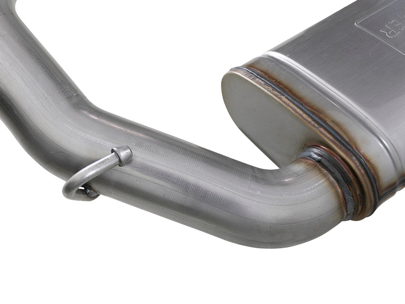 aFe MACH Force-Xp Hi-Tuck 3in 409 SS 18-20 Jeep Wrangler JL 2.0/3.6 Axle-Back Exhaust 49-48080 49-48080 Photo - Unmounted