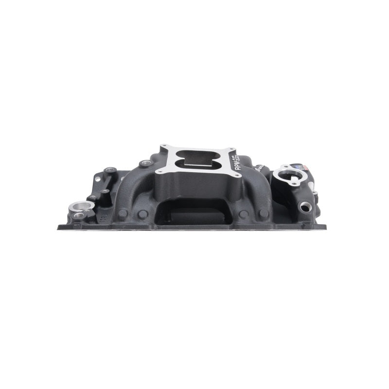 Edelbrock Intake Manifold, RPM Air-Gap, Small-Block Chevy 262-400, Black 75013 Photo - Unmounted