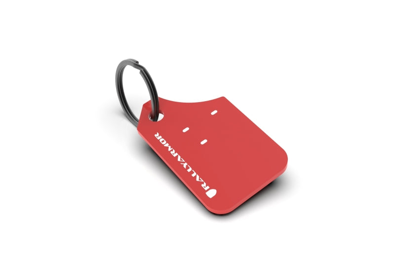 Rally Armor Red Mini UR Rally Mud Flap Keychain RAKEYCHNRED User 1