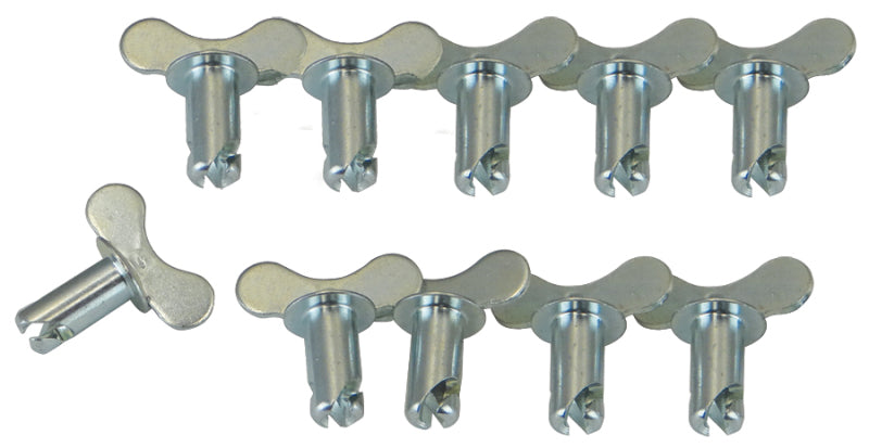Moroso Quick Fastener - Butterfly Head - 5/16in x .550in - Steel - 10 Pack 71279 71279 Photo - Primary