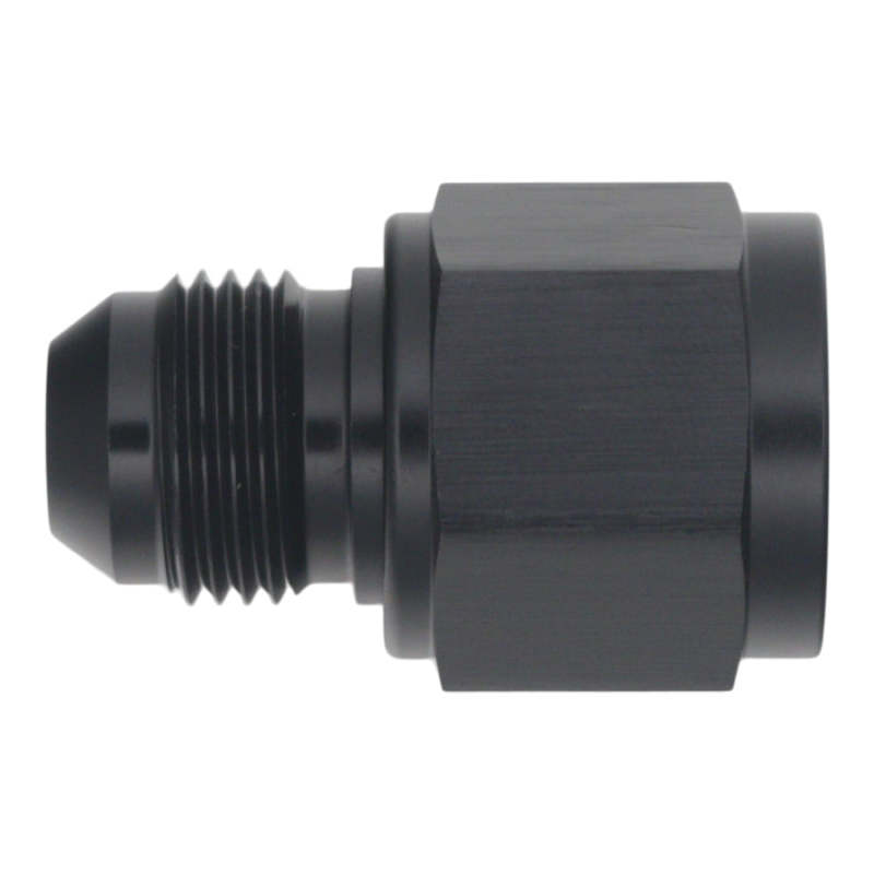 DeatschWerks 10AN Female Flare to 8AN Male Flare Reducer - Anodized Matte Black 6-02-0218-B 6-02-0218-B Photo - Primary