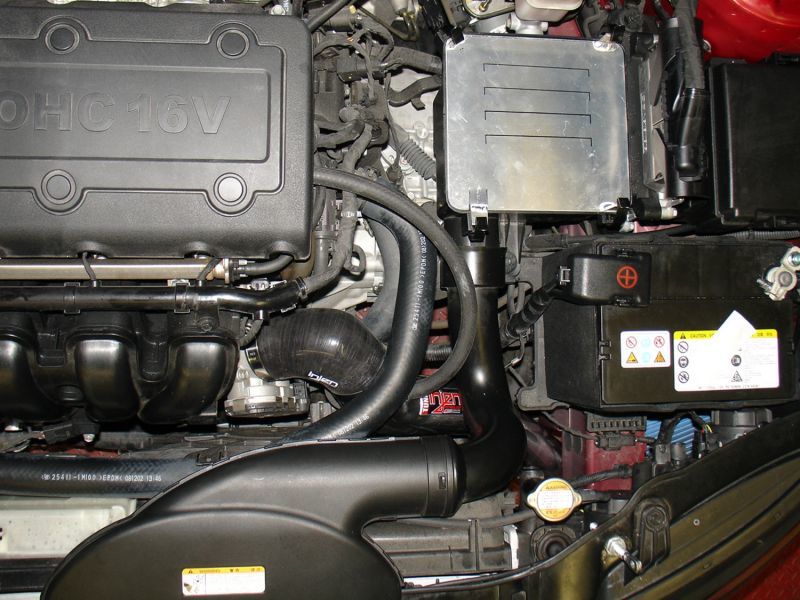 Injen 09-10 Kia Forte 2.0L-4cyl 5speed Black Cold Air Intake SP1320BLK SP1320BLK Photo - Mounted